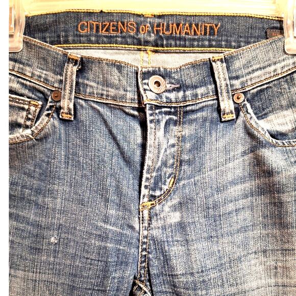 Citizens of Humanity Jeans Women's Avedon Size 28 Distressed Low Rise Skinny Leg - Picture 2 of 15